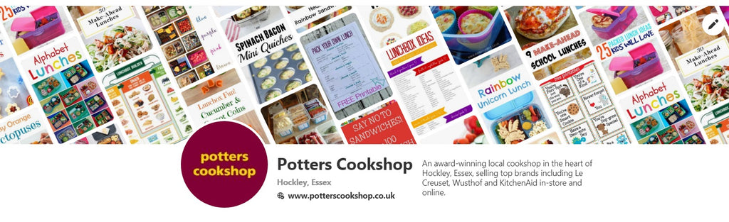 Potters Cookshop Pinterest