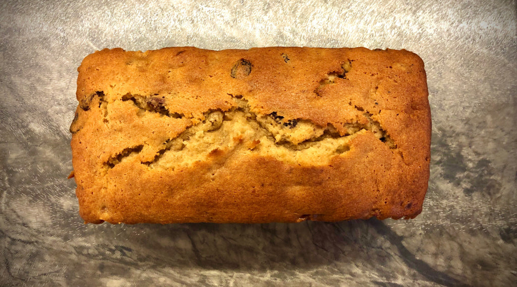 Banana, Honey & Sultana Loaf Cake Recipe Blog by Potters Cookshop