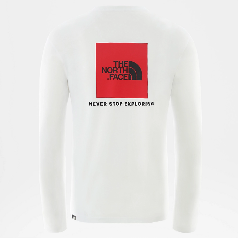 north face never stop exploring long sleeve t shirt