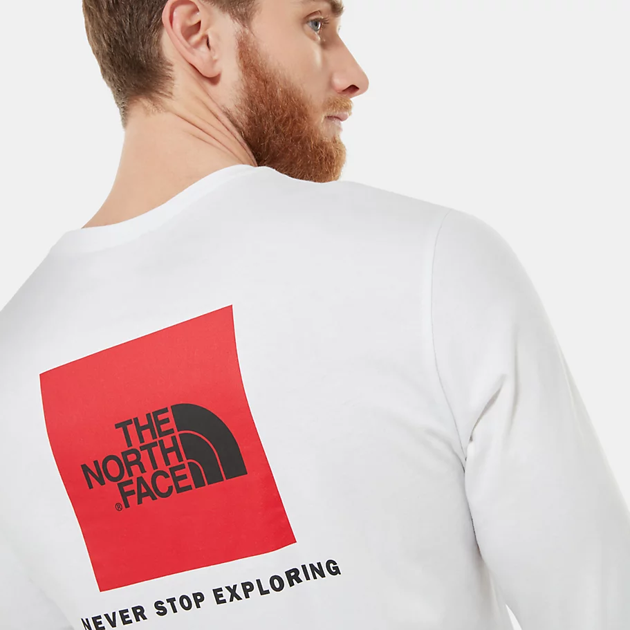 north face never stop exploring t shirt white