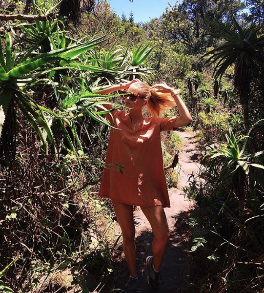 Vandaya Mathilde Kofod Hiking Trekking Cape Town Sydafrika Cactus Palmer