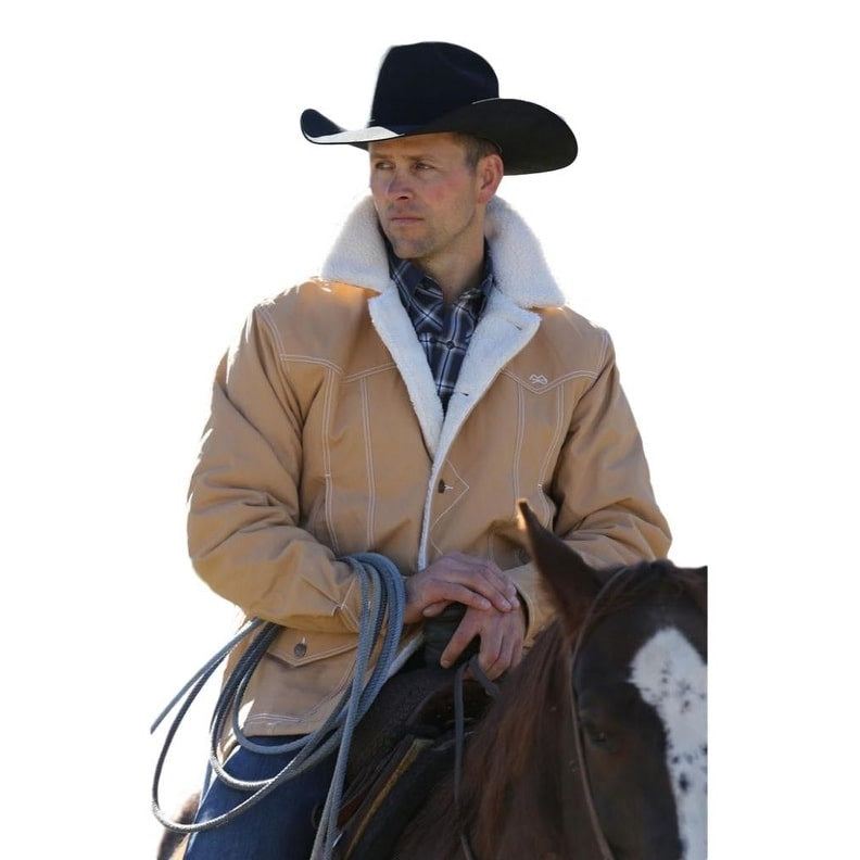Men's Canvas Sherpa Lined Ranch Jacket