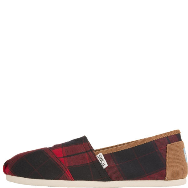 toms back to school plaid women's classics