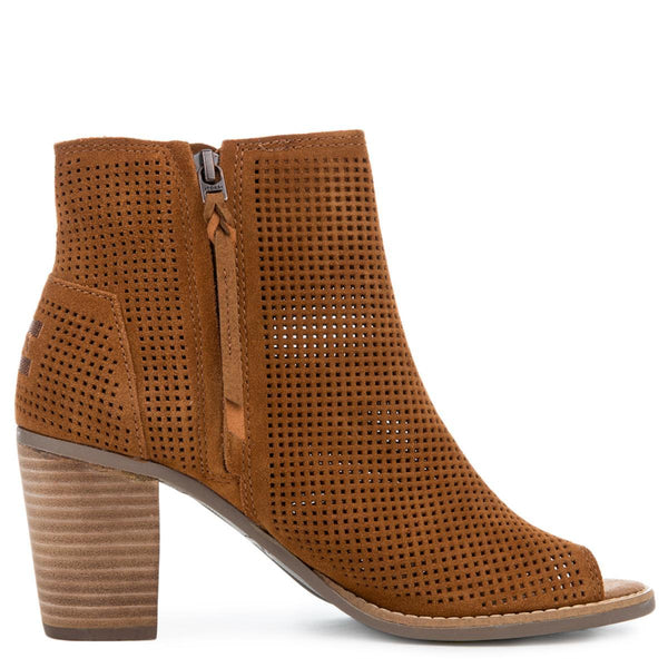 toms majorca peep toe bootie