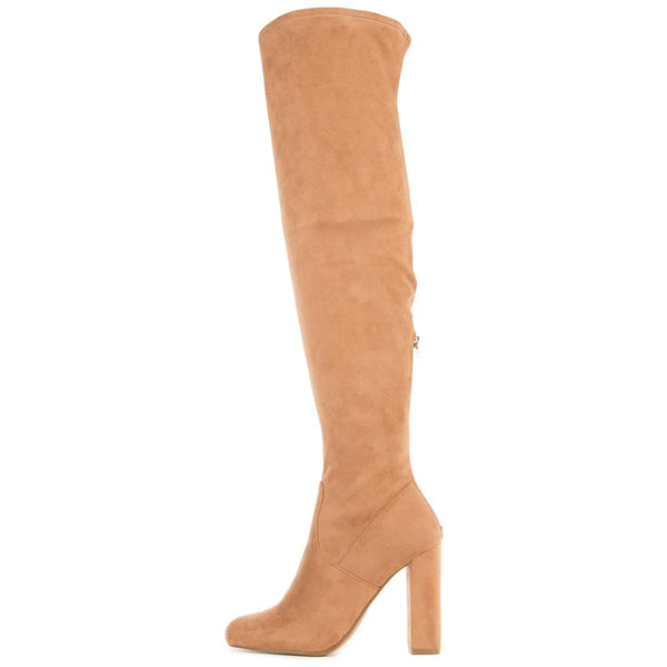 camel heeled boots