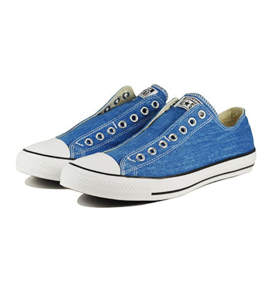 blue slip on converse