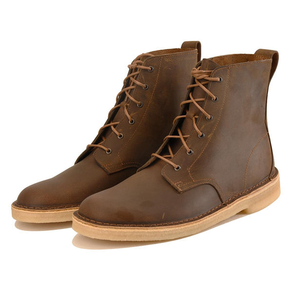 clarks desert mali boot brown