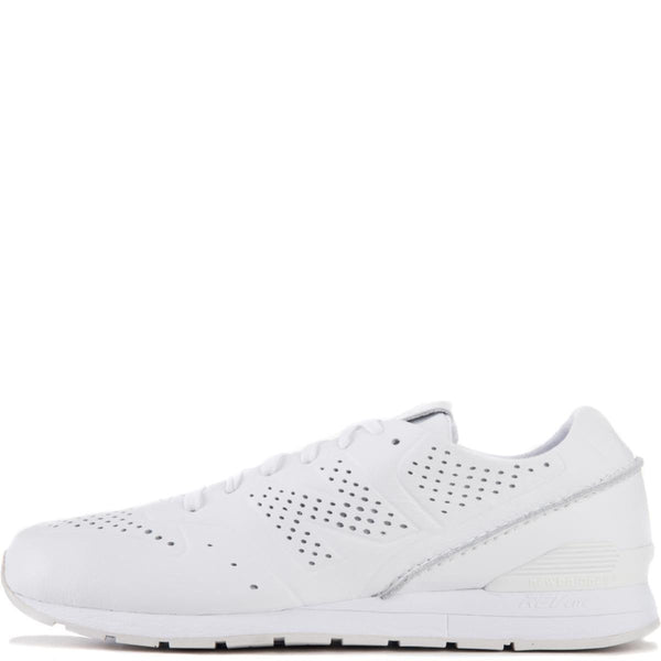 new balance white leather shoes