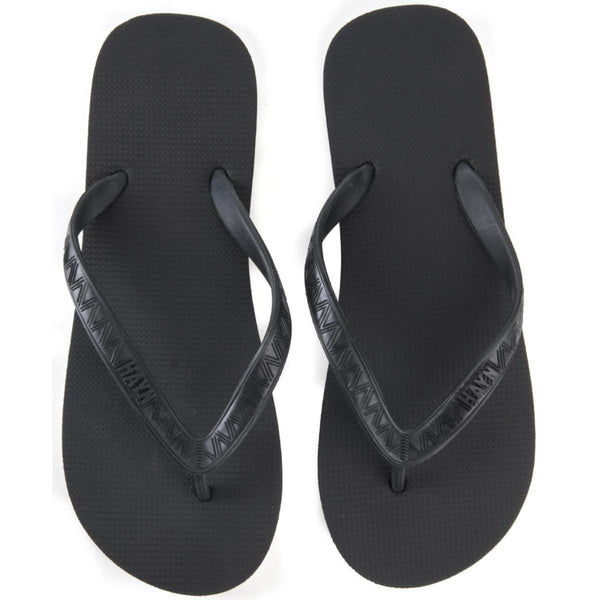 Hayn for Men: Black Lava Sandals