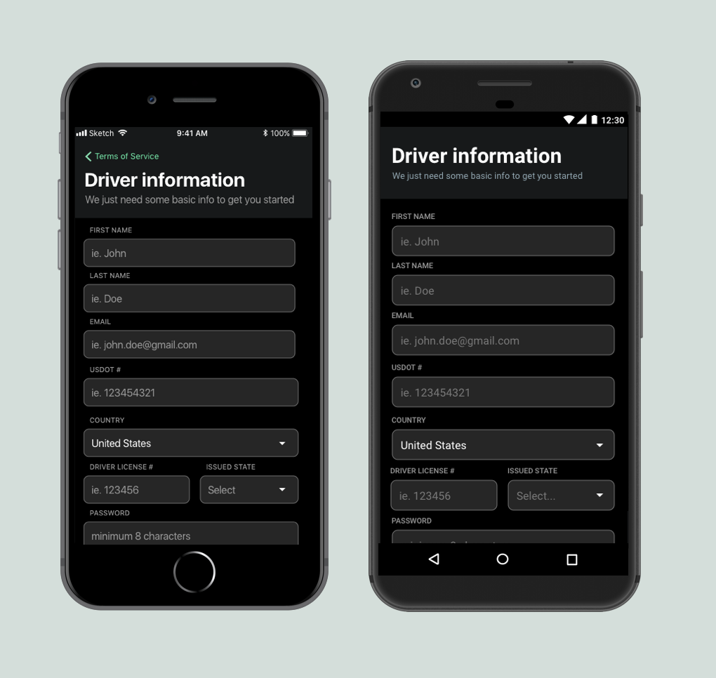 5. Driver Information