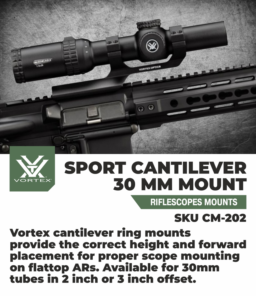 Vortex Optics CM-202 Cantilever Mount 30mm 2