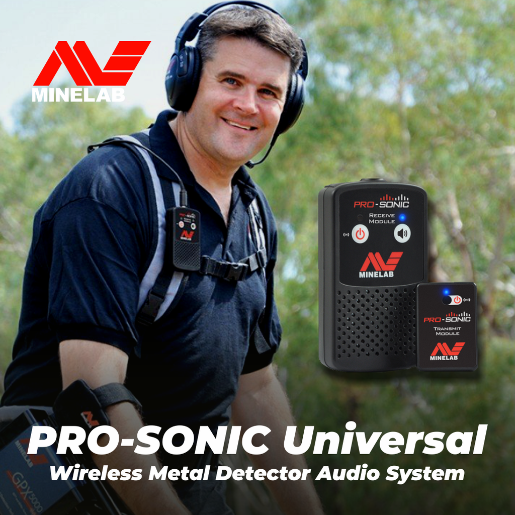 MINELAB GPX 5000 Metal Detector Special with PRO-Sonic Wireless Audio  System