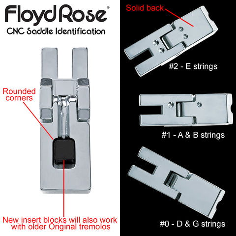 New CNC Saddles for the Original Tremolo System! – Floyd Rose