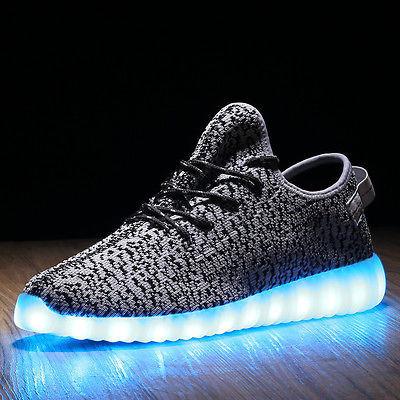 yeezy shoes light up