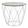 ALLURE END TABLE BRUSHED NICKEL