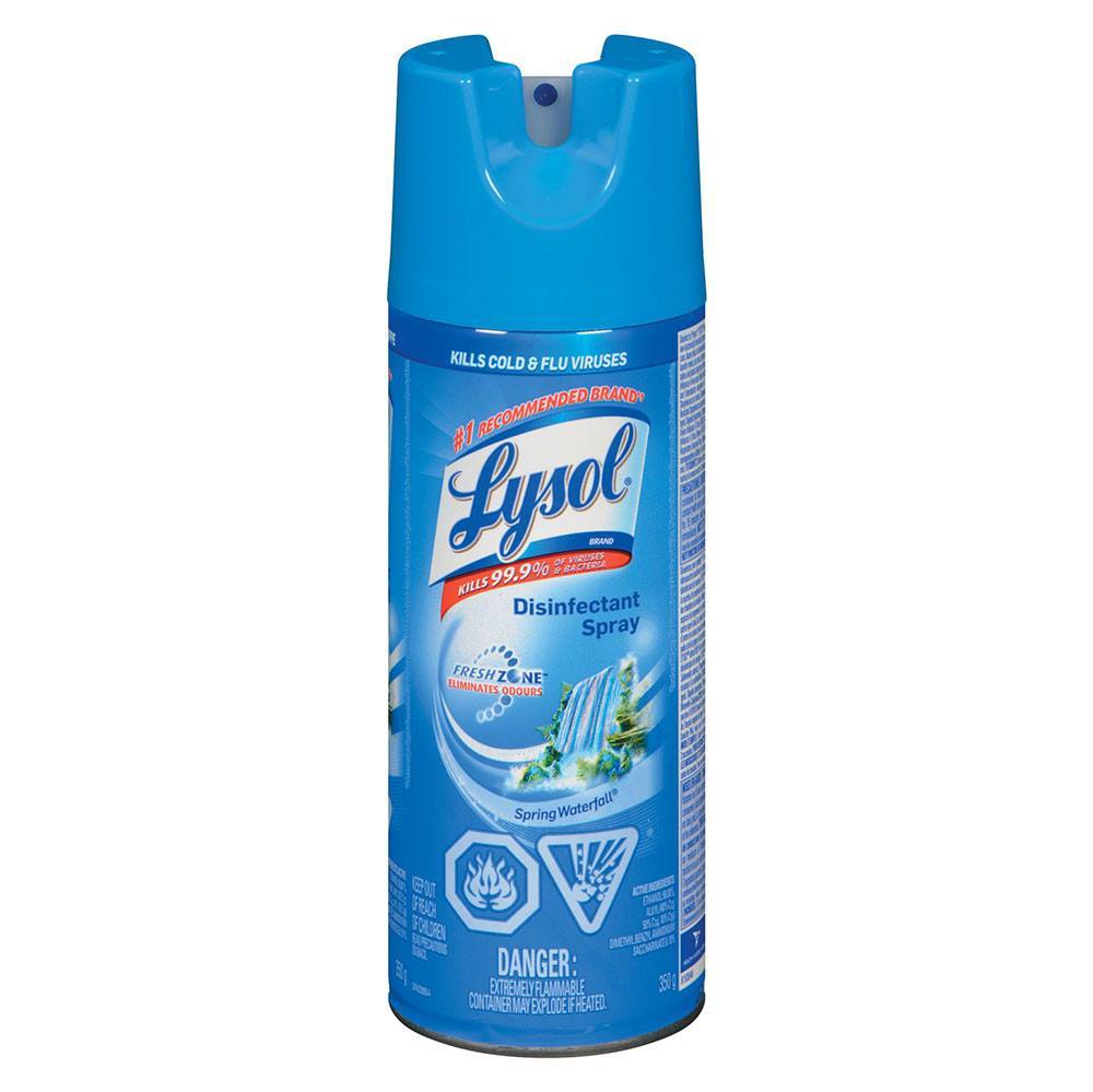 Lysol Waterfall Disinfectant Spray 350 G — Delivurr 1230