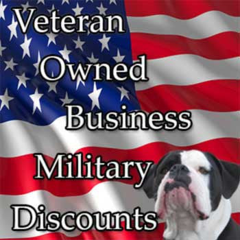 Veteran Owned Military & Business Discounts Available