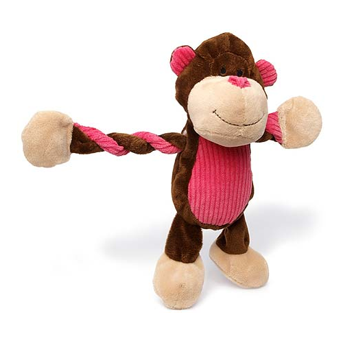 stuffed monkey dog toy