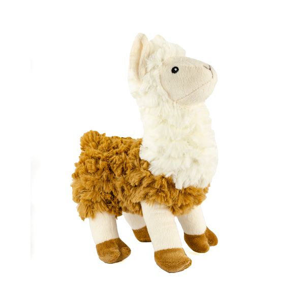 stuffed llama dog toy