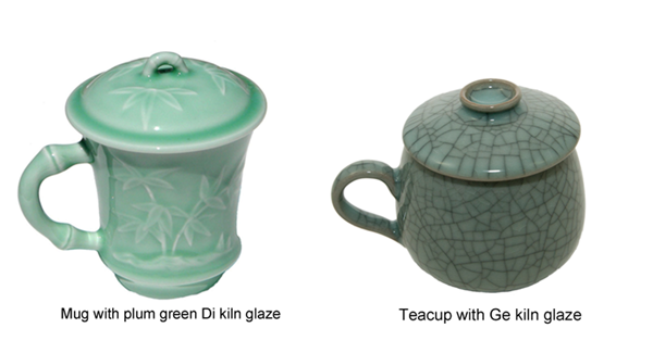 Ge kiln and Di kiln celadon glazes
