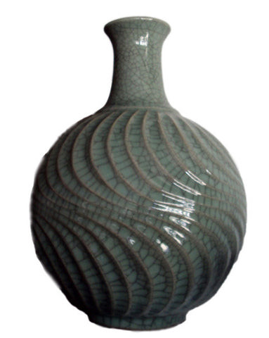 dark-celadon-wave-vase