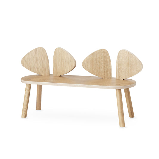 Nofred Mouse Wooden Bench in Oak (2-5 years)