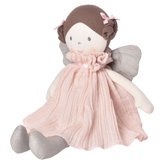 Tikiri Toys Angelina in Pink Dress With Silver Wings