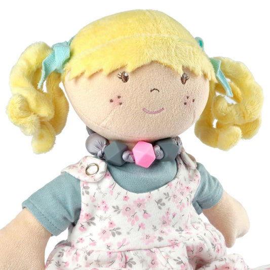 Tikiri Toys Lucy With Friendship Bracelet in Flower Printed Outfit