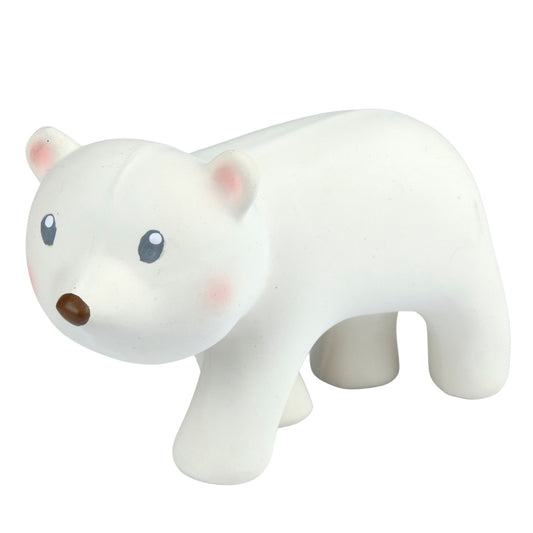 Tikiri Toys Arctic Polar Bear Teether, Rattle & Bath Toy