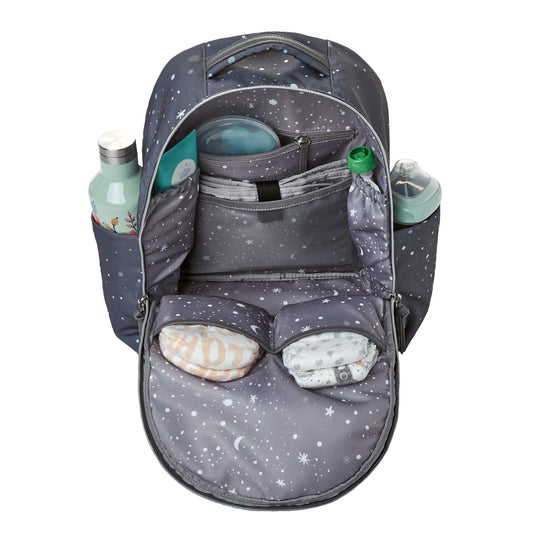 TWELVElittle Midi-Go Backpack In Grey Twinkle