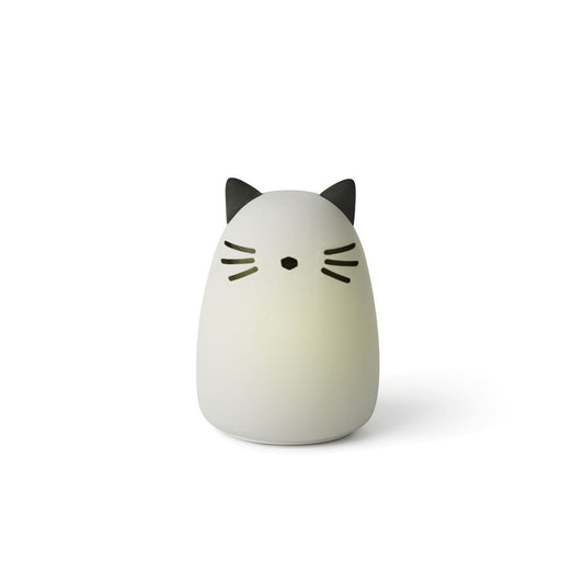 Liewood Winston Night Light - Cat Dumbo Grey - scandibornusa