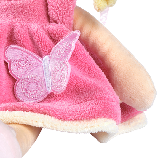 Tikiri Toys Ria - Blonde Hair With Pink & White Dress
