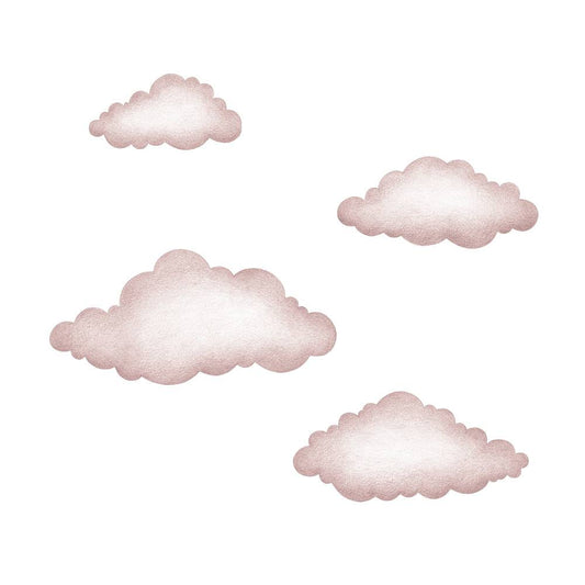 Stickstay 4 Pink Cloud Wall Transfers