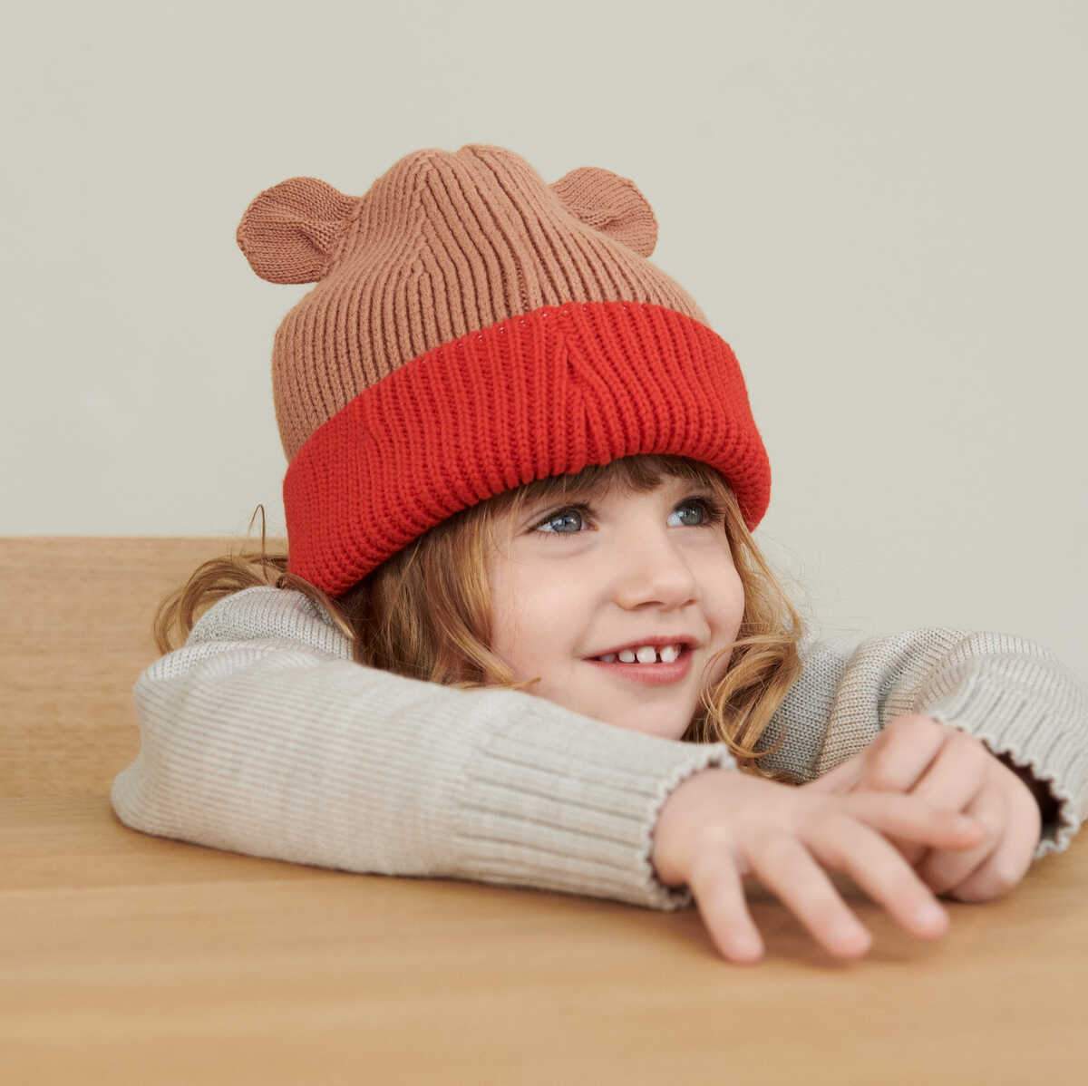 Liewood Gina Beanie - Tuscany Rose/Apple Red Mix