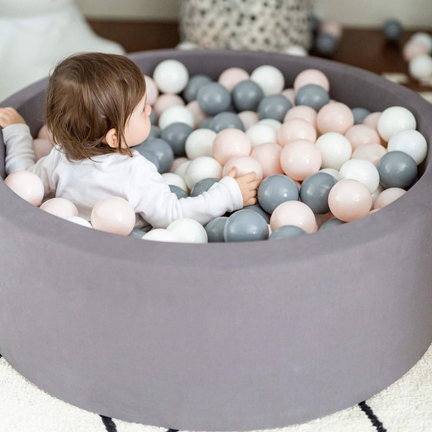 Ball Pit - DARK GREY - Choose your ball colours - Scandibørn