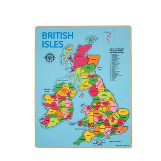 Bigjigs British Isles Inset Puzzle - Scandibørn