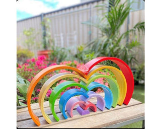 Bigjigs Stacking Rainbow - Large - Scandibørn