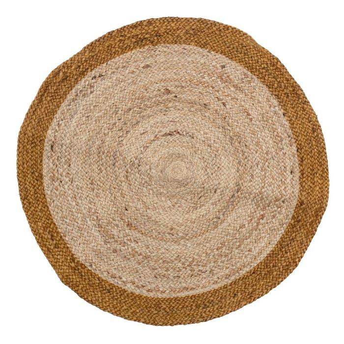 Bloomingville Birk Circular Jute Rug in Brown - Scandibørn