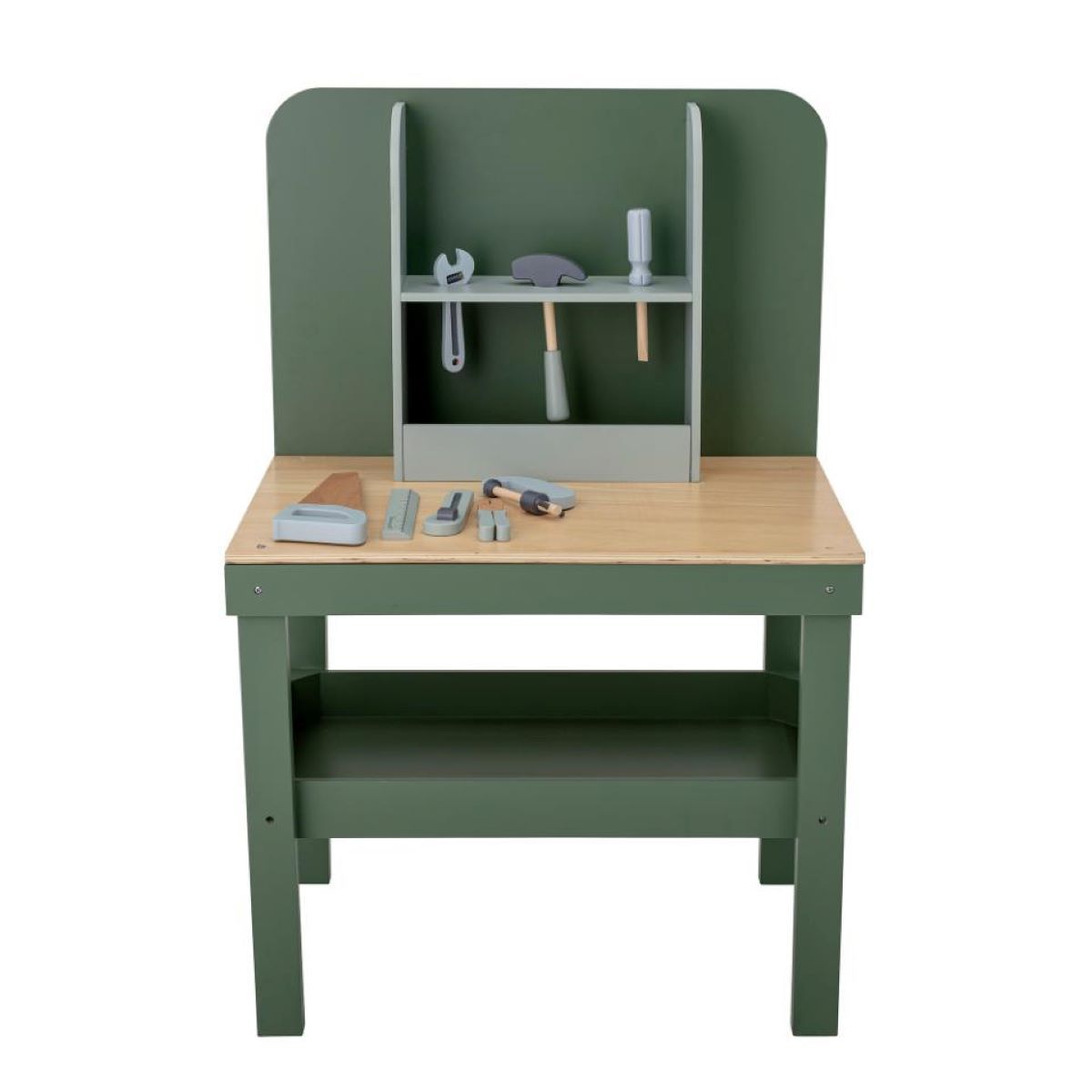Bloomingville - Bubba Wooden Toy Workbench in Green - Scandibørn