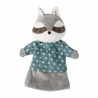 Bloomingville - Cecilie Hand Puppet - Raccoon in Grey - Scandibørn