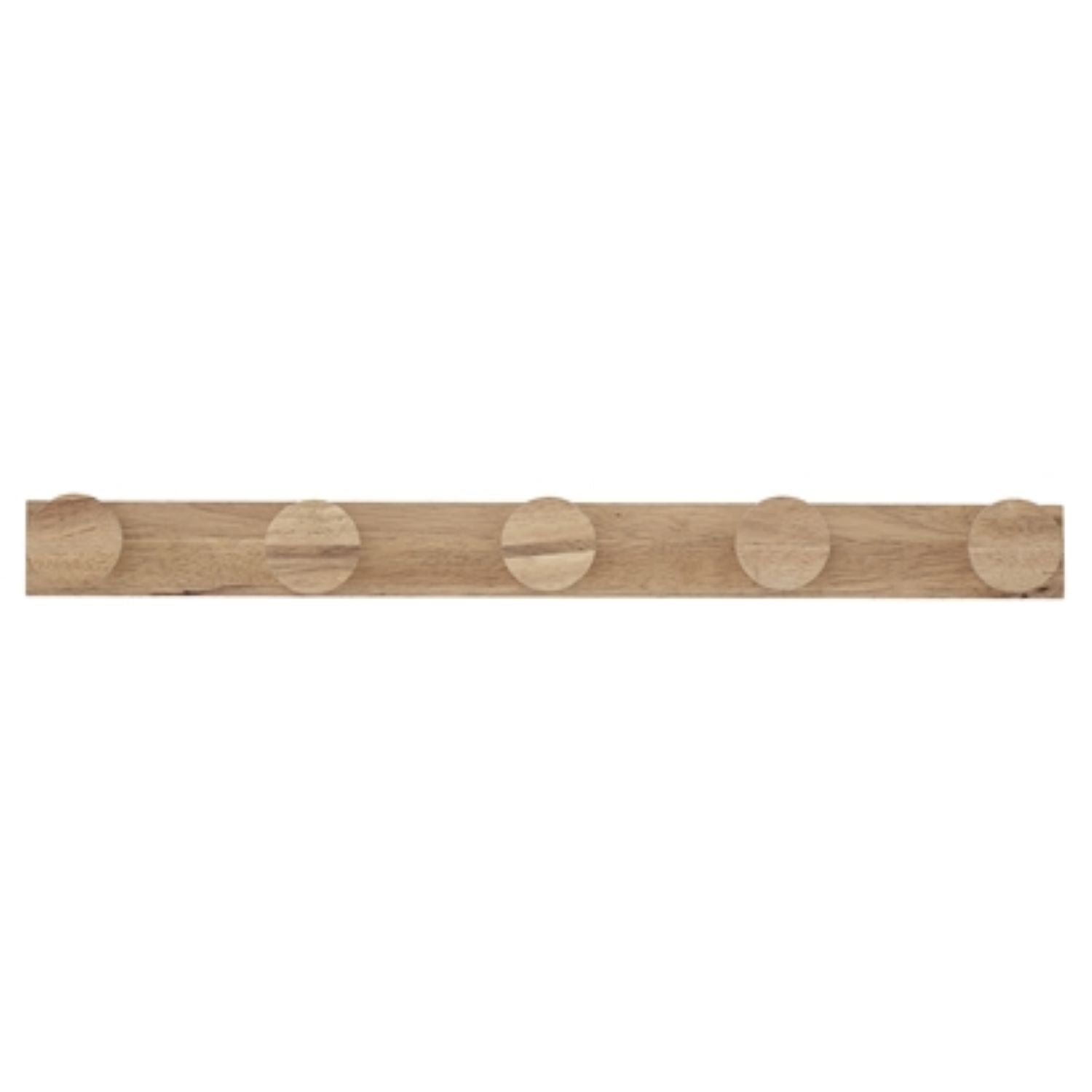 Bloomingville - Emme Coat Rack in Natural Rubberwood - Scandibørn