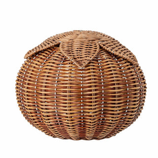 Bloomingville Hea Rattan Basket with Lid - Brown - Scandibørn