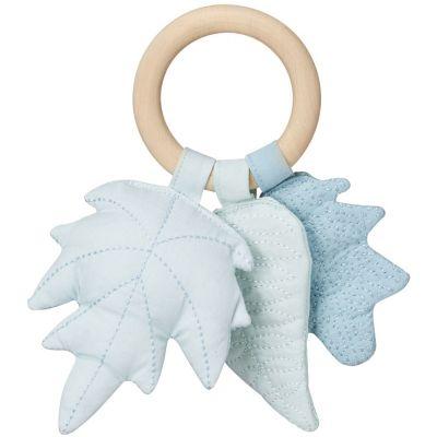 Cam Cam Baby Rattle - Blue Leaves - Scandibørn