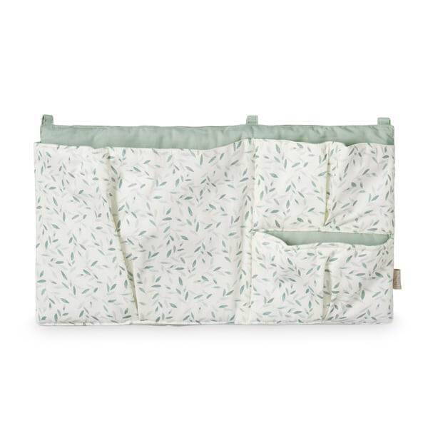 Cam Cam Bed Pocket - OCS Green Leaves - Scandibørn