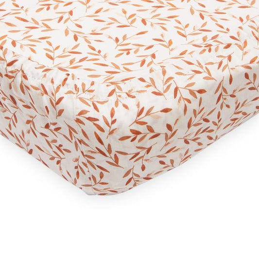 Cam Cam Changing Cushion Cover in Caramel Leaves