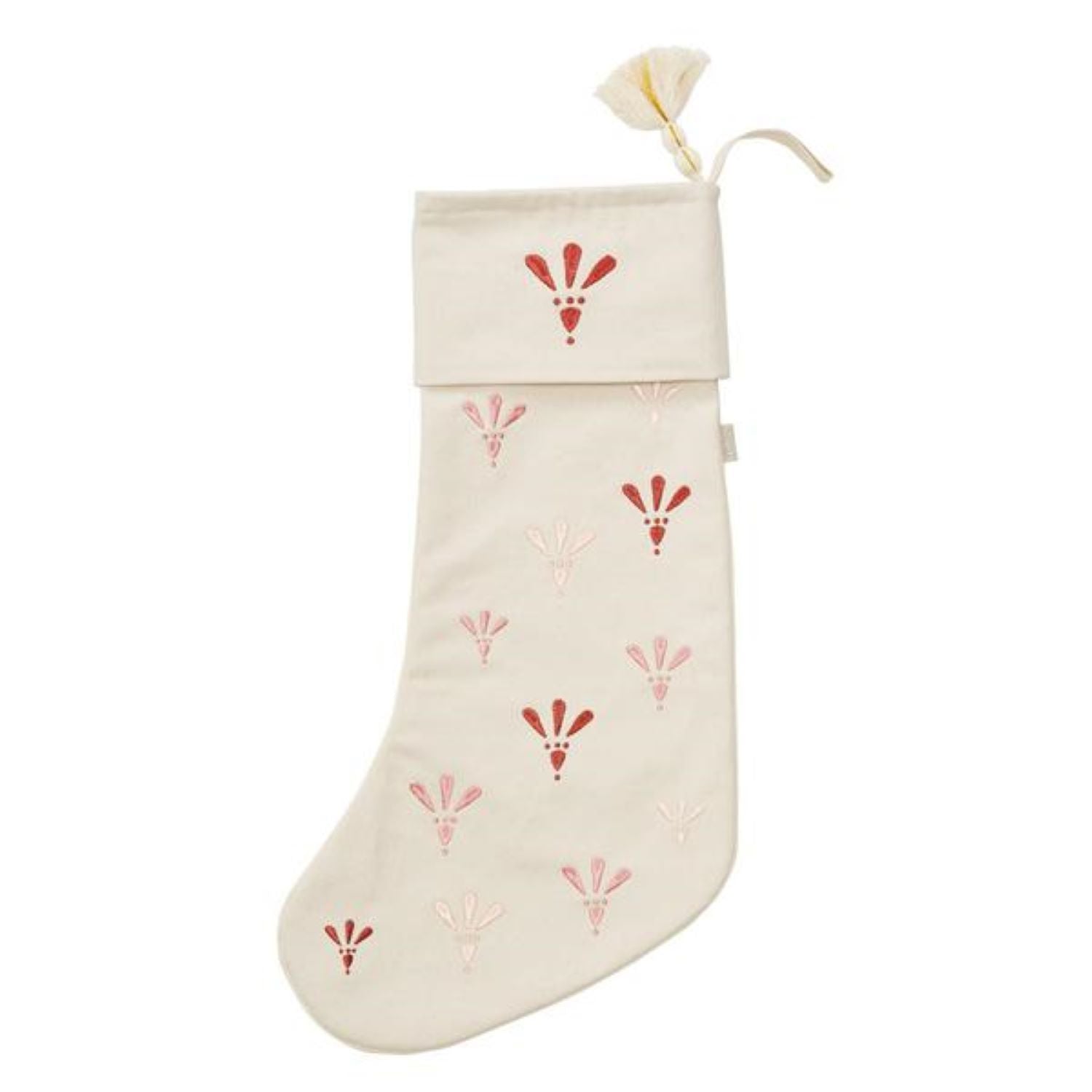 Cam Cam Christmas Stocking - Natural Flower - Scandibørn