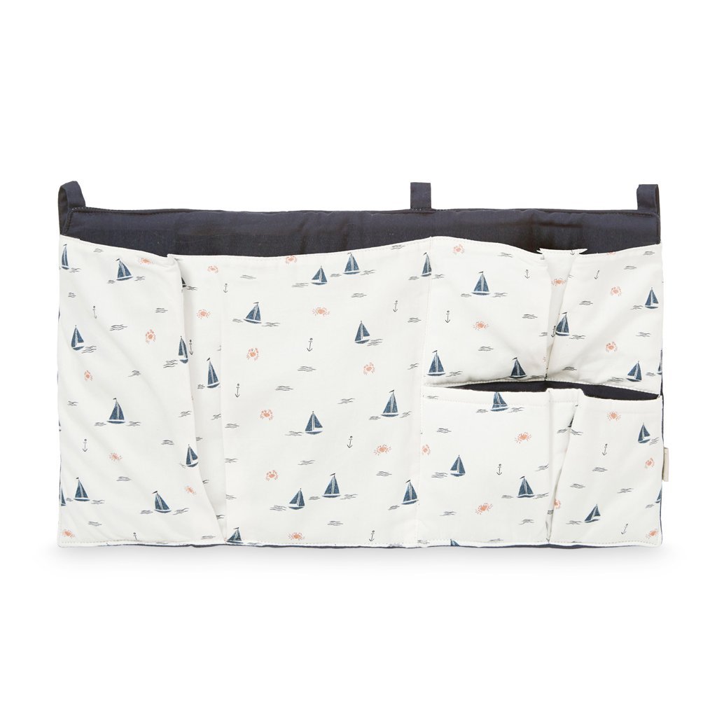 Cam Cam Copenhagen Bed Pocket - Sailboats - Scandibørn