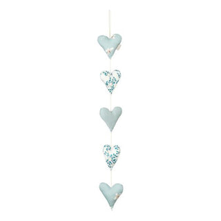 Cam Cam Garland Decorative Hearts - Blue Mix - Scandibørn