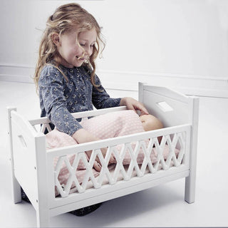 Cam Cam Harlequin Dolls Cot Mattress in Blossom Pink - Scandibørn