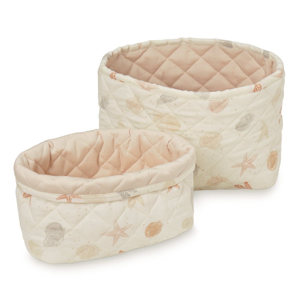 Cam Cam Quilted Storage Baskets in Seabed (Set of 2) - Scandibørn